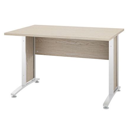 Biurko PRIMA 120 - dąb sonoma/biały