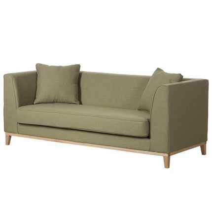 Sofa nowoczesna 3-osobowa LILY - oliwkowy