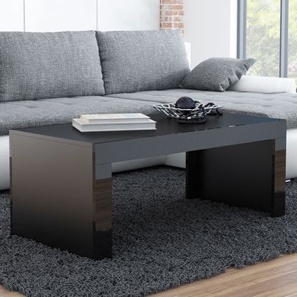 Stolik kawowy Tucson 120 - czarny mat/czarny połysk