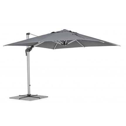 Parasol ogrodowy INES 3x3 - ciemnoszary