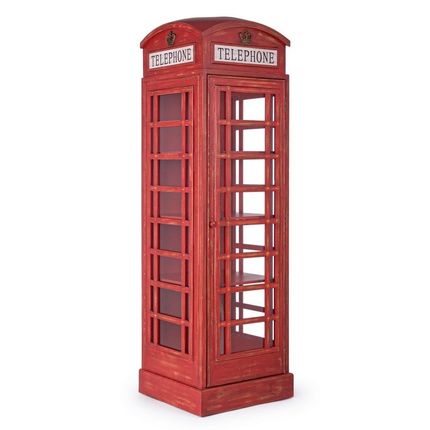 Regał/budka telefoniczna RED