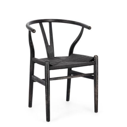 Krzesło drewniane ARTEMIA BLACK