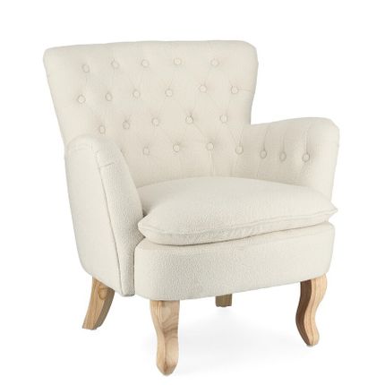 Fotel ORLINS CREAM - kremowy