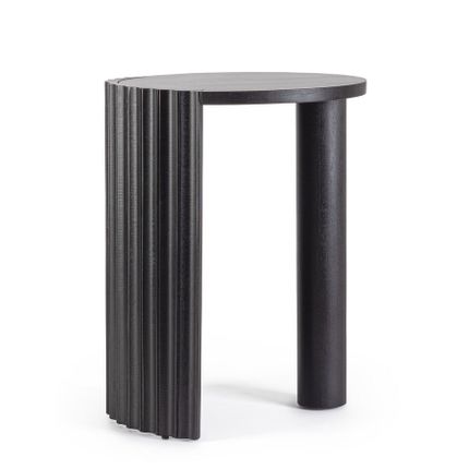 Stolik okrągły ORISSA BLACK 50 - czarny