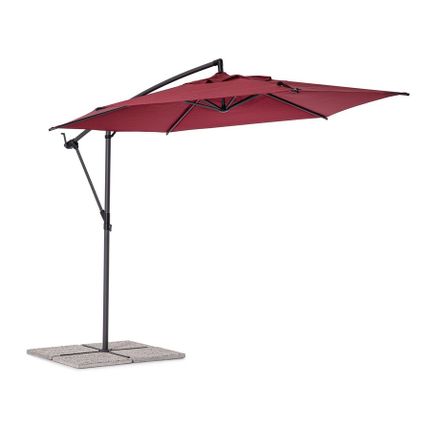 Parasol ogrodowy TROPEA - burgundowy
