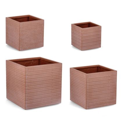 Zestaw 4 donic TRESSAGE SQUAR - terakota