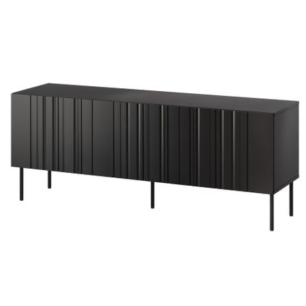 Szafka RTV MILO 150 cm - czarny mat