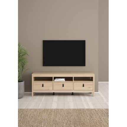 Szafka RTV z szufladami MADRID - jackson hickory