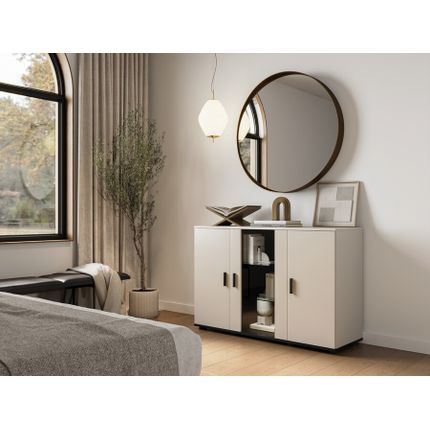 Komoda 3-drzwiowa SIMPLE - kaszmir mat