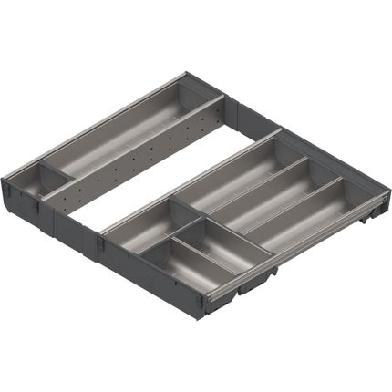 Wkład na sztućce ORGA-LINE do Tandembox - inox / 60x50 cm