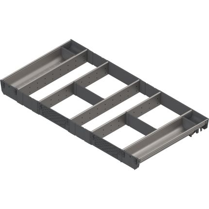 Wkład na sztućce robocze ORGA-LINE do Tandembox - inox / 90x45 cm