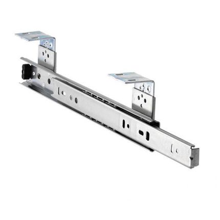 Prowadnica klawiaturowa DZ-2109 - srebrny / dł. 40 cm / 30 kg / wysuw 75%