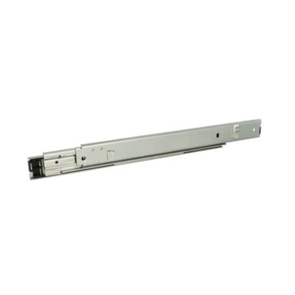 Prowadnica do mebli metalowych DZ7400 / dł. 45 cm / 45 kg / wysuw ponad 100% / montaż bagnetowy