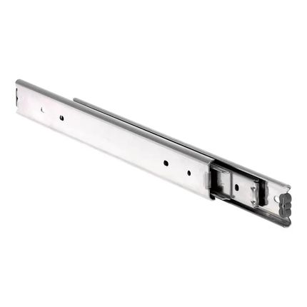 Prowadnica kulkowa nierdzewna DS0330 / dł. 70 cm / 35 kg / wysuw 100%