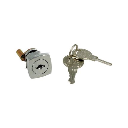 Zamek do drzwi metalowych Siso X-44/D - chrom