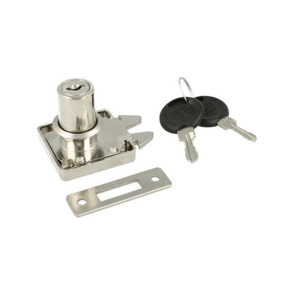 Zamek żaluzjowy Siso X-855 - niklowany / fi 19 mm