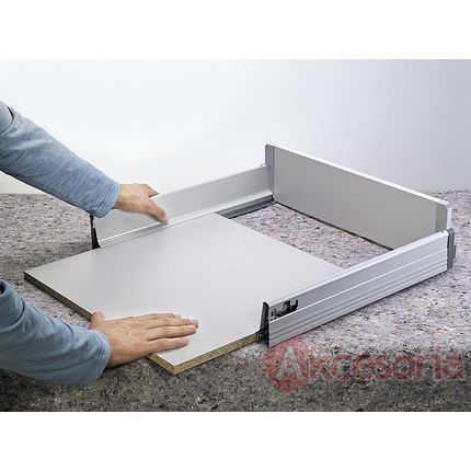 Tandembox DNO SZARE Do Dł.Prowadnicy 55cm Szer.Korpusu 40cm