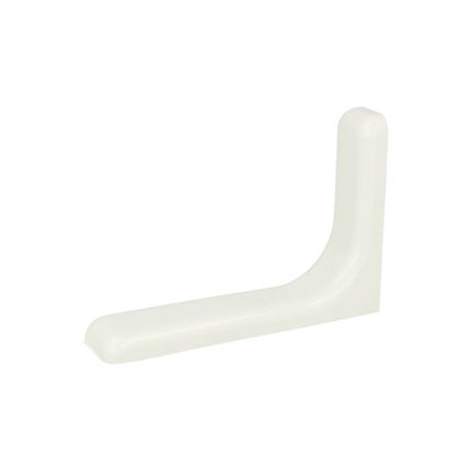 Wspornik półki  L120 metal/tworzywo biały 2 sztuki