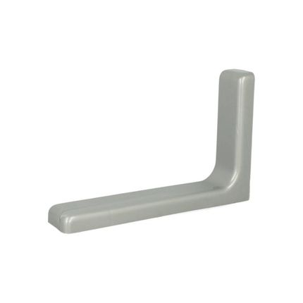 Wspornik półki  L180 metal/tworzywo srebrny 2 sztuki