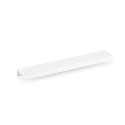 Uchwyt listwowy CURVE 0117 - biały mat / rozstaw 128 mm