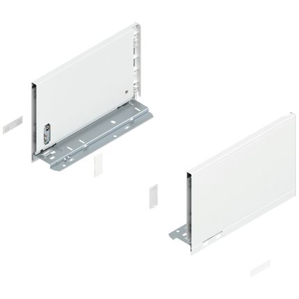 Boki LEGRABOX / wys. C=177 mm / dł. 27 cm / biały