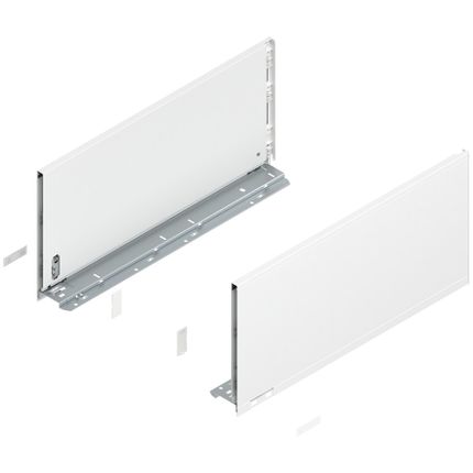 Boki LEGRABOX / wys. F=241 mm / dł. 50 cm / biały