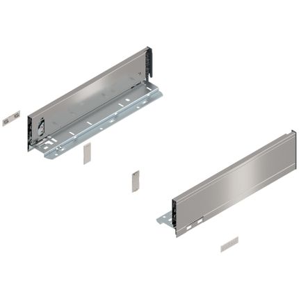 Bok szuflady LEGRABOX, wysokość M (90.5 mm), dł.=350 mm, lewy/prawy, do LEGRABOX pure INOX