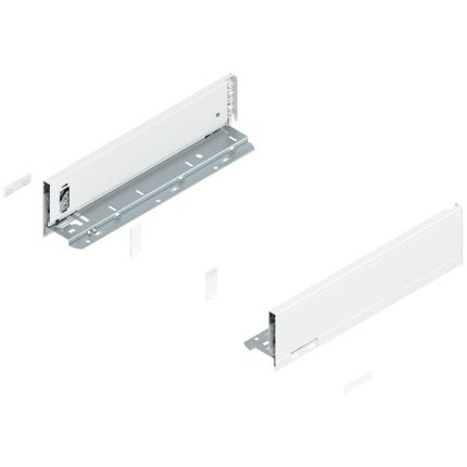 Boki LEGRABOX / wys. M=90.5 mm / dł. 35 cm / biały