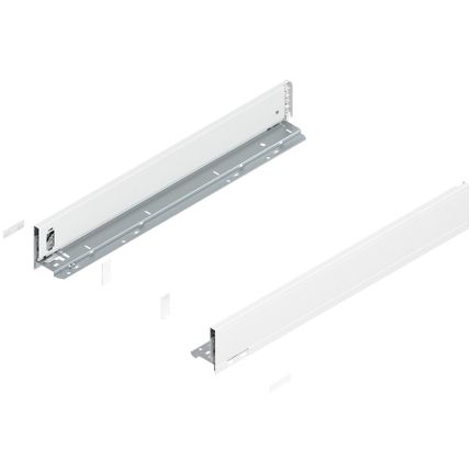 Boki LEGRABOX / wys. M=90.5 mm / dł. 60 cm / biały
