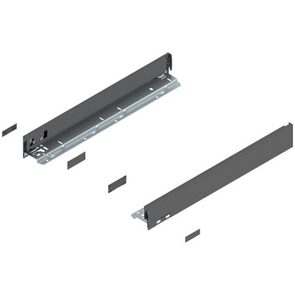 Boki LEGRABOX Pure / wys. N=66.5 mm / dł. 50 cm / antracyt