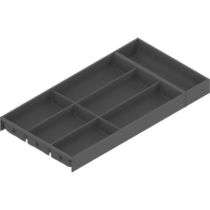 Wkład na sztućce AMBIA-LINE do Legrabox i Merivobox - antracyt / 30x60 cm