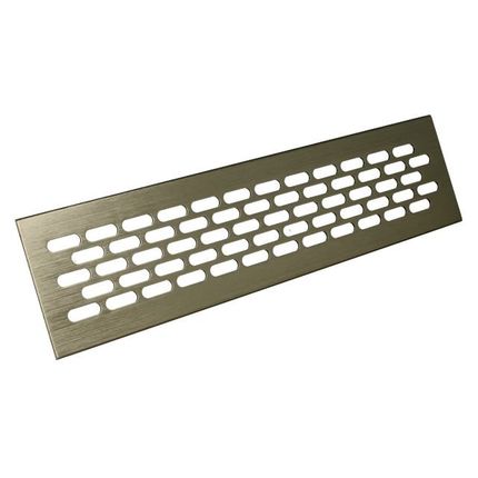 Kratka wentylacyjna 60 24.5 cm - efekt stali nierdzewnej