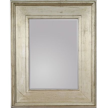Lustro wiszące 1-2231 80x100 - przecierany srebrny