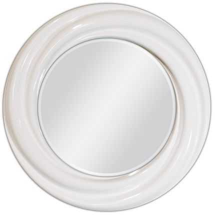 Lustro okrągłe PU041-1 68 cm - biały