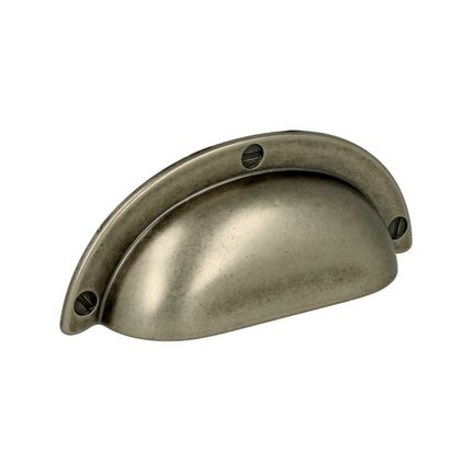 Uchwyt MUSZELKA 15120 - stara stal / rozstaw 64 mm