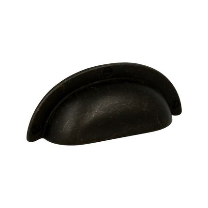 Uchwyt MUSZELKA 15120 - ciemny brąz / rozstaw 64 mm