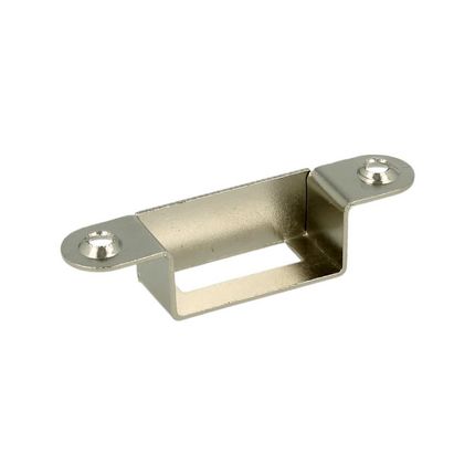 Blaszka zaczepowa zamka żaluzjowego X-855 - stal niklowana