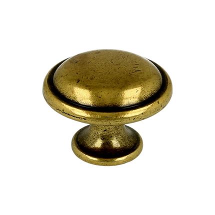 Gałka GINO 24221 - stare złoto / fi 30 mm  