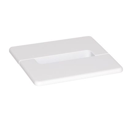 Przepust kablowy 6796 - biały mat / fi 80 mm
