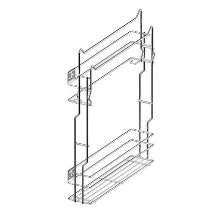 Cargo na ręczniki Mini Boczne Lewe VARIANT MULTI 15 cm - ocynk / push-open