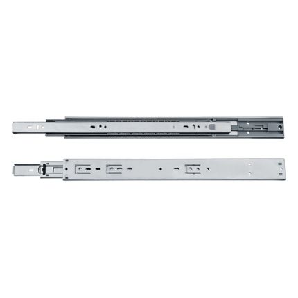 Prowadnice kulkowe Marcopol z hamulcem / dł. 45 cm / wys. 45 mm / 35 kg / wysuw 100%