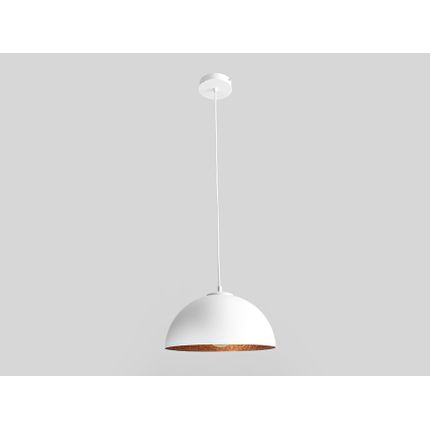 Lampa wisząca LORD 35 - miedziano-biały
