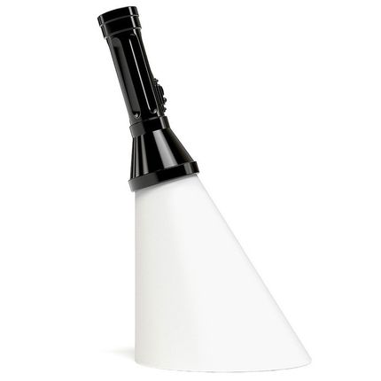 Bezprzewodowa lampa stołowa FLASH - czarny
