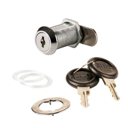 Zamek ryglowy uniwersalny Siso X-1930 - chrom / fi 19 mm