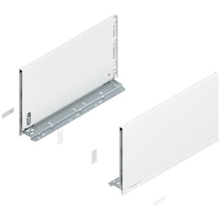 Boki LEGRABOX / wys. F=241 mm / dł. 40 cm / biały
