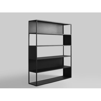 Regał HYLLER SIDE METAL 150x180 - czarny