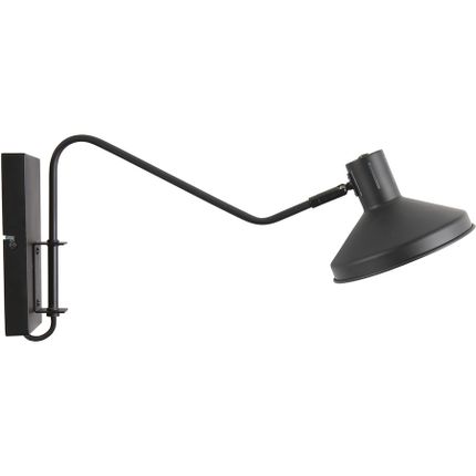 Lampa ścienna NIEK - czarny