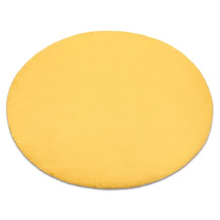 Dywan okrągły FLUFF CANARY - żółty