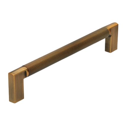 Uchwyt 2457 - mosiądz antyczny szczotkowany patynowany / rozstaw 160 mm