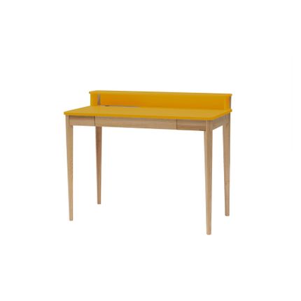 Biurko ASHME 110x56x75 cm - żółty